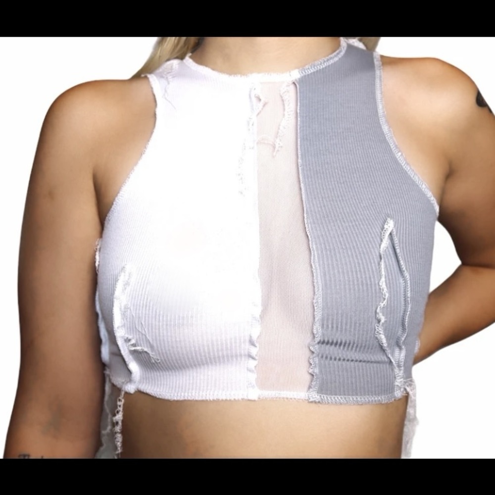 Ripped tank top